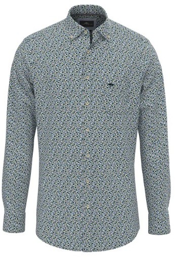 Fynch Hatton Modern Flower Print Shirt