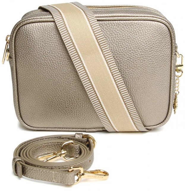 Alice Wheeler Soho Double Zipped Cross Body Bag