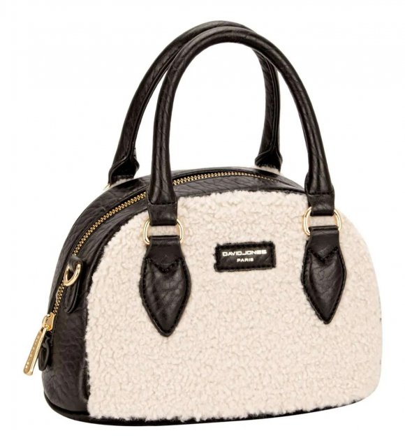 David Jones Faux Sheepskin Grab Crossbody