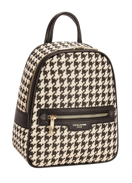 David Jones Houndstooth Backpack