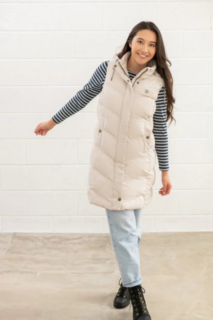 Lighthouse Savannah Ladies Long Gilet