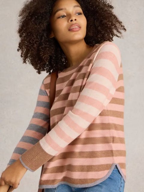 WhiteStuff Emma Stripe Jumper