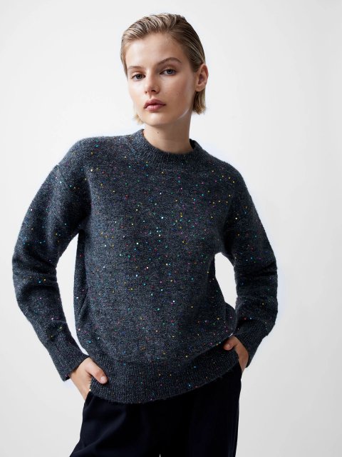 French Connection Janet Sequin LS Jumper