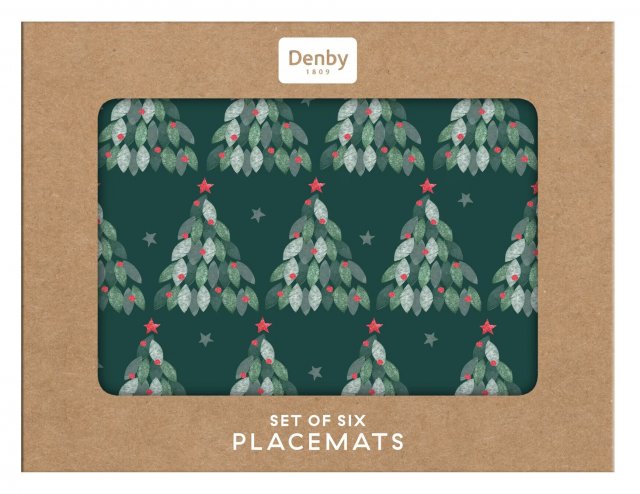 Denby Evergreen Set of 6 Placemats