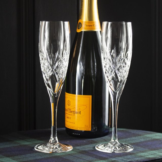 Royal Scott Pres.Box 2 Champagne Flutes Highland