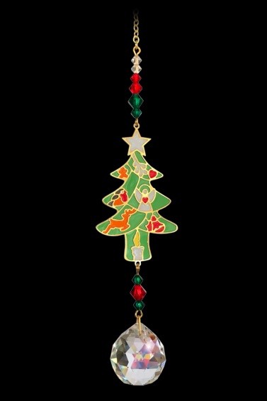 Crystal Dreams Christmas Tree Red & Green