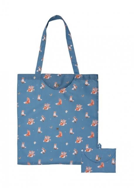 Wrendale Foldable Shopping Bag-Fox