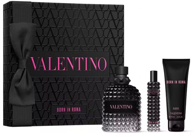 Valentino Born In Roma Uomo 100ml+Shower Gel 75ml+15ml Travel2024