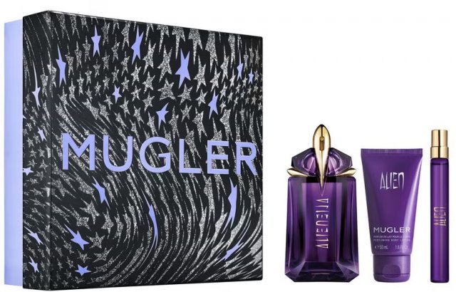 Mugler Alien Edp 60ml+Body Lotion 50ml+10ml Travel 2024