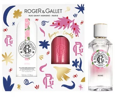 Roger & Gallet Noel Rose Set 24 EDT 100ml Candle 75g