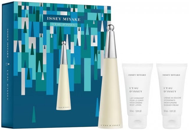 Issey Miyake L'Eau D'Issey Eau De Toilette 50ml Set  (Body Lotion 50ML +Shower Cream 50ML)