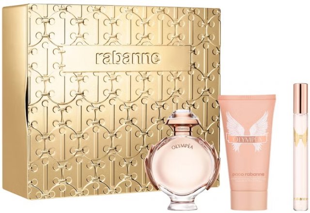 Olympéa Eau de Parfum 50 ml + Sensual Body Lotion 75 ml + Eau de Parfum 10 ml