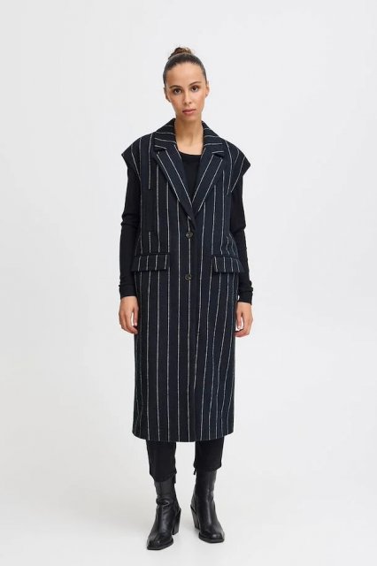 Ichi Jannet Pinstripe Waistcoat