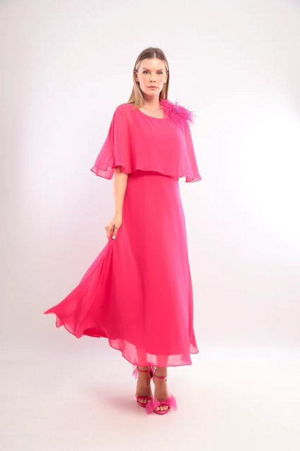 Lizabella Dress Hot Pink