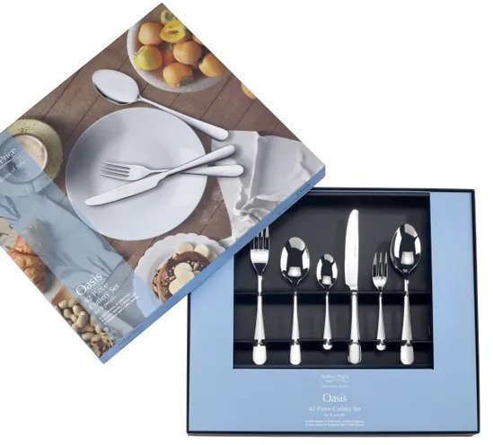 Arthur Price Oasis 42 Piece Box Cutlery