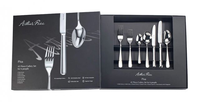 Arthur Price Pisa 42 Piece Box set Cutlery