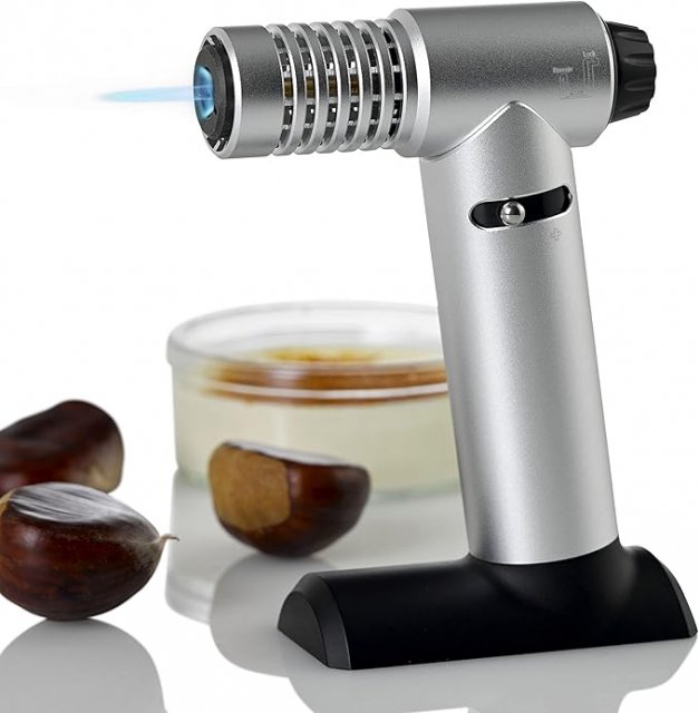 AdHoc Brulee Blow Torch-Silver