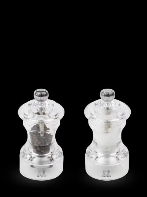 Peugeot Bistro Acrylic Duo Pepper & Salt Mill 10cm