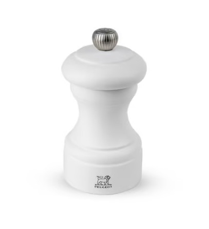 Peugeot Bistro Salt Mill 10cm White Matt