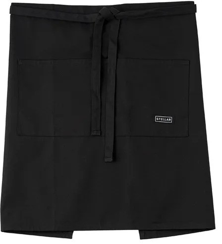 Stellar Textiles 55cm Waist Apron Black