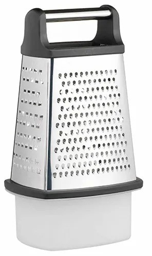 Master Class Box Grater With Collector Stainless Steel