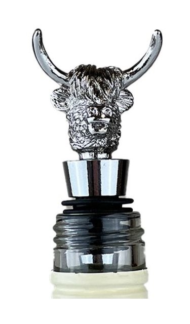 Just Slate Bottle Stopper-Highland Cow