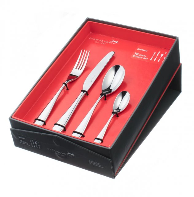 Charingworth Baguette Mirror 16pc Cutlery Set