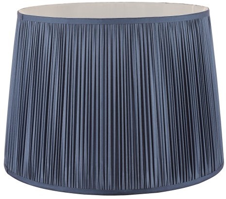 Laura Ashley Hemsley Drum Shade Navy 12"