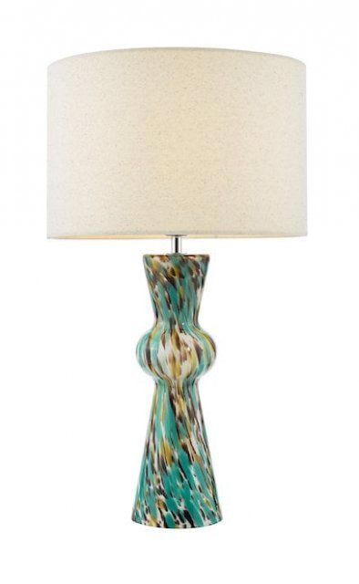 DAR Table Lamp Blue Confetti