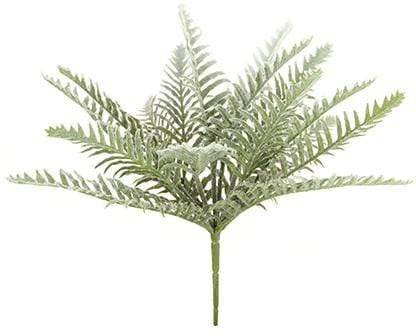 Floralsilk Snowy Fern Bush