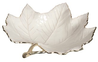 Straits Enamel Leaf Dish 32cm