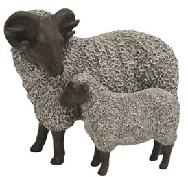 Straits Sheep Family Figurine