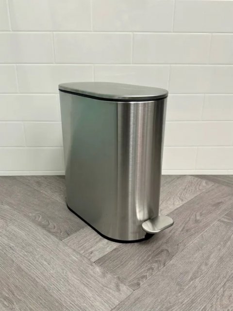 Showerdrape Fortuna 5Lt Pedal Bin Satin