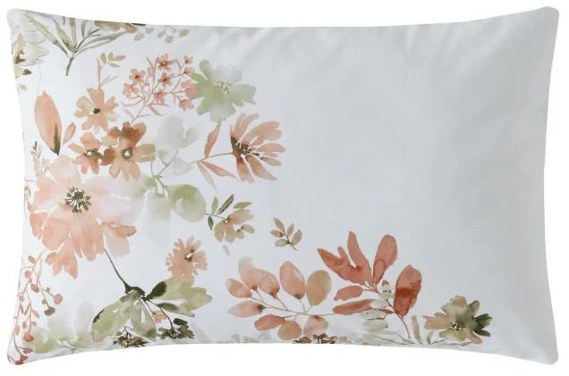 Laura Ashley Lewcombe  Standard Pair Pillow Cases Terracotta