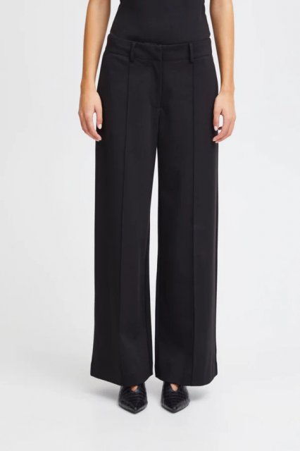 Ichi Kate Office Wide Leg Trousers