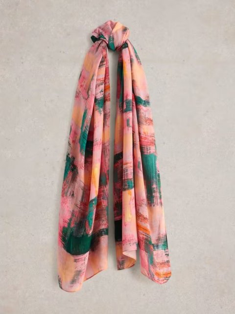 WhiteStuff Brush Print Scarf