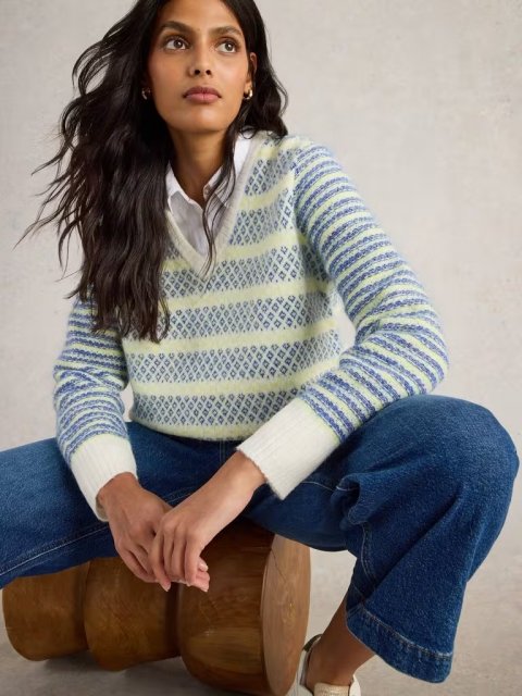 WhiteStuff Sammy Stripe Jumper