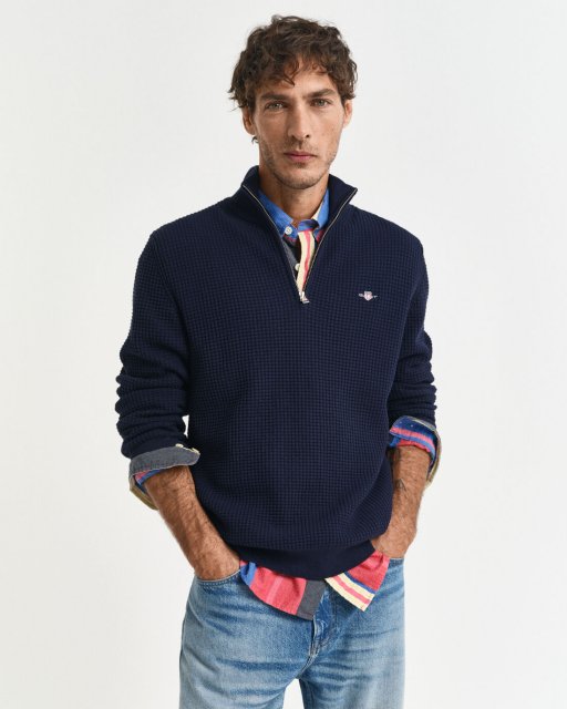 Gant Texture Half-Zip