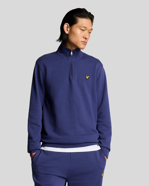 Lyle & Scott  Loopback Quarter Zip Sweat