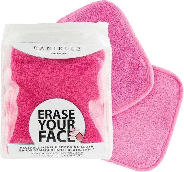 Danielle Erase Your Face Makeup Removing Cloth-Pink