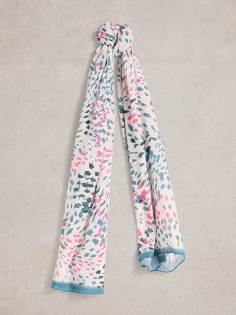 White Stuff Firework Print Scarf