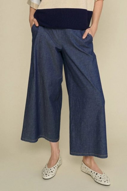 Marie Méro Light Cotton Denim Culottes