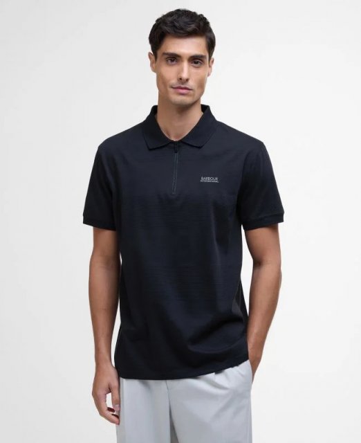 Barbour International Chapter Jacquard Texture Polo