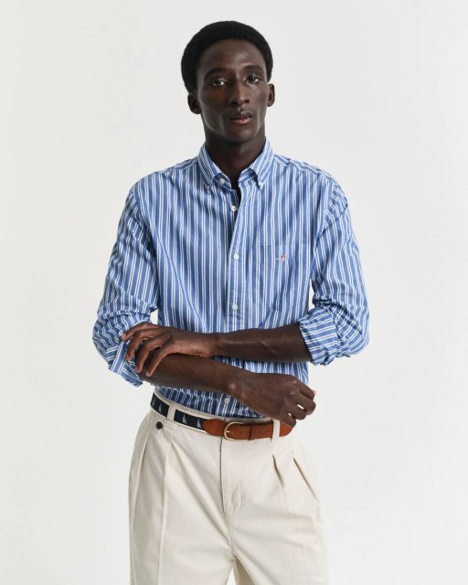 Gant Reg Classic Poplin Stripe Shirt