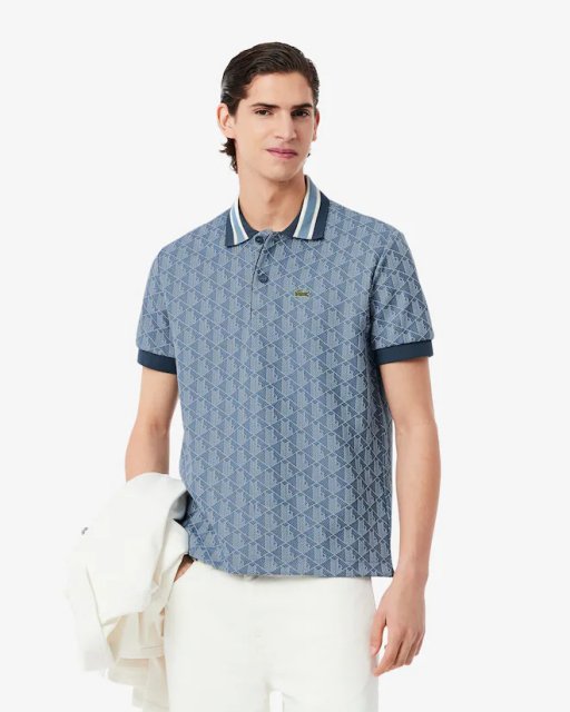 Lacoste SS Ribbed Collar Shirt