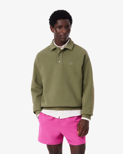 Lacoste Collared Sweatshirt