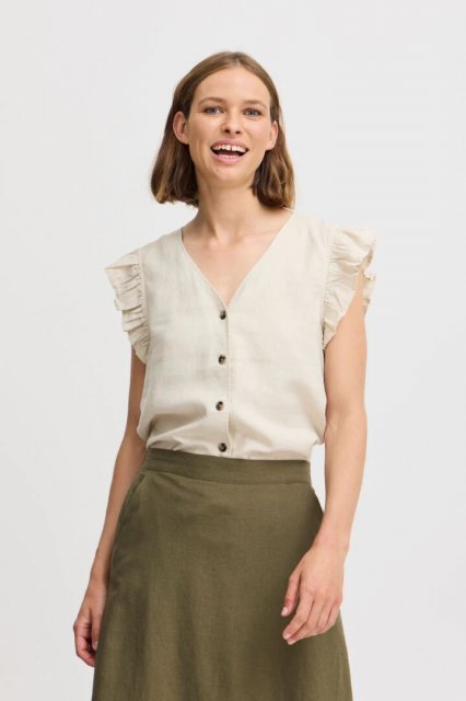 B Young Falakka Ruffle Shirt