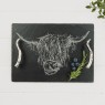 Just Slate Gift Boxed Medium Highland Cow Serving Tray