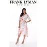 Frank Lyman White Orange Dress