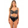 Fantasie Silhouette Island Underwire Gathered Full Cup Bikini Monochrome